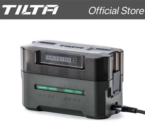 Imagen 1 del producto Estación de carga portátil de batería TILTA (4 canales) para Sony NP-FZ100, LUMIX DMW-BLK22, NIKON EN-EL15, CANON LP-E6, FUJI NP-W235