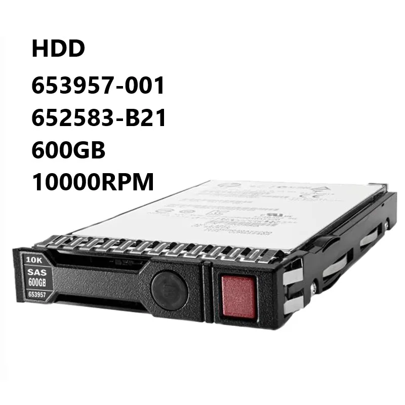 

NEW Hard Drive 653957-001 652583-B21 600GB 10000RPM 2.5inch SFF SAS-6Gbps SC Enterprise HDD for H+PE ProLiant G8 G9 G10 Servers