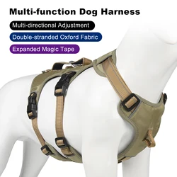 Dog Harness No Pull Dog Harness Adjustable Highly Reflective at Night Pet Chest Harness Easy Control Medium Large Dog Harness