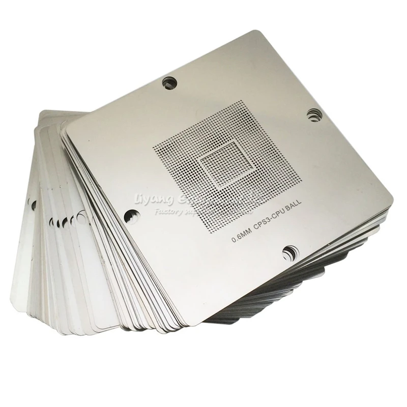 Accesorios de retrabajo para consola de juegos, kit de plantillas Bga de Reballing de 90x90mm con 23 piezas, accesorios y consumibles para consola de juegos