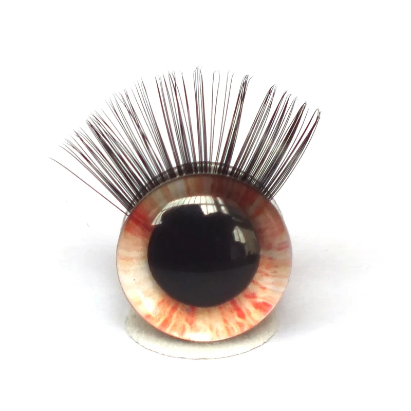 20pcs Toy Eyelash Size 12-30mm Only The Eyelash DIY Plush DIY Doll Making Supply Accessories Plush Toy Eyes Eyelash