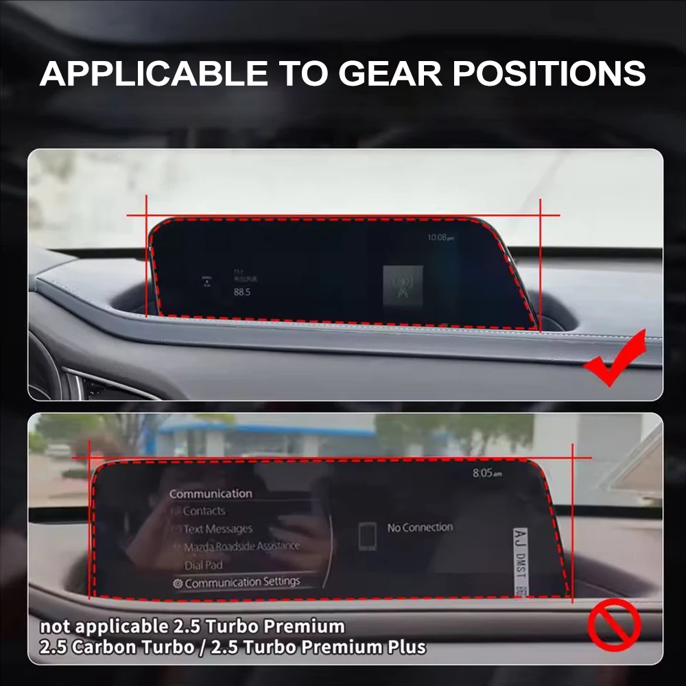 Car Interior TPU Protective Film For Mazda 3 BP M3 Axela 2019 2020 2021 2022 2023 2024 2025 Pre-cut Film Transparent Cover view 5