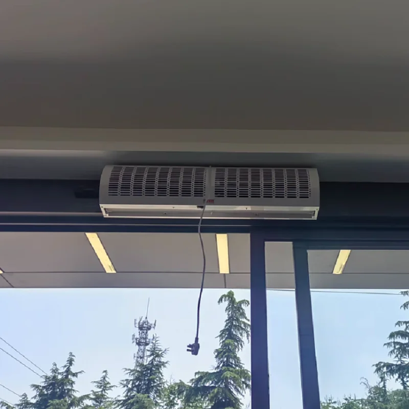 

220 В красный двойной счастье сильный ветер коммерческая воздушная завеса машина дверной проем ветровой барьер DB