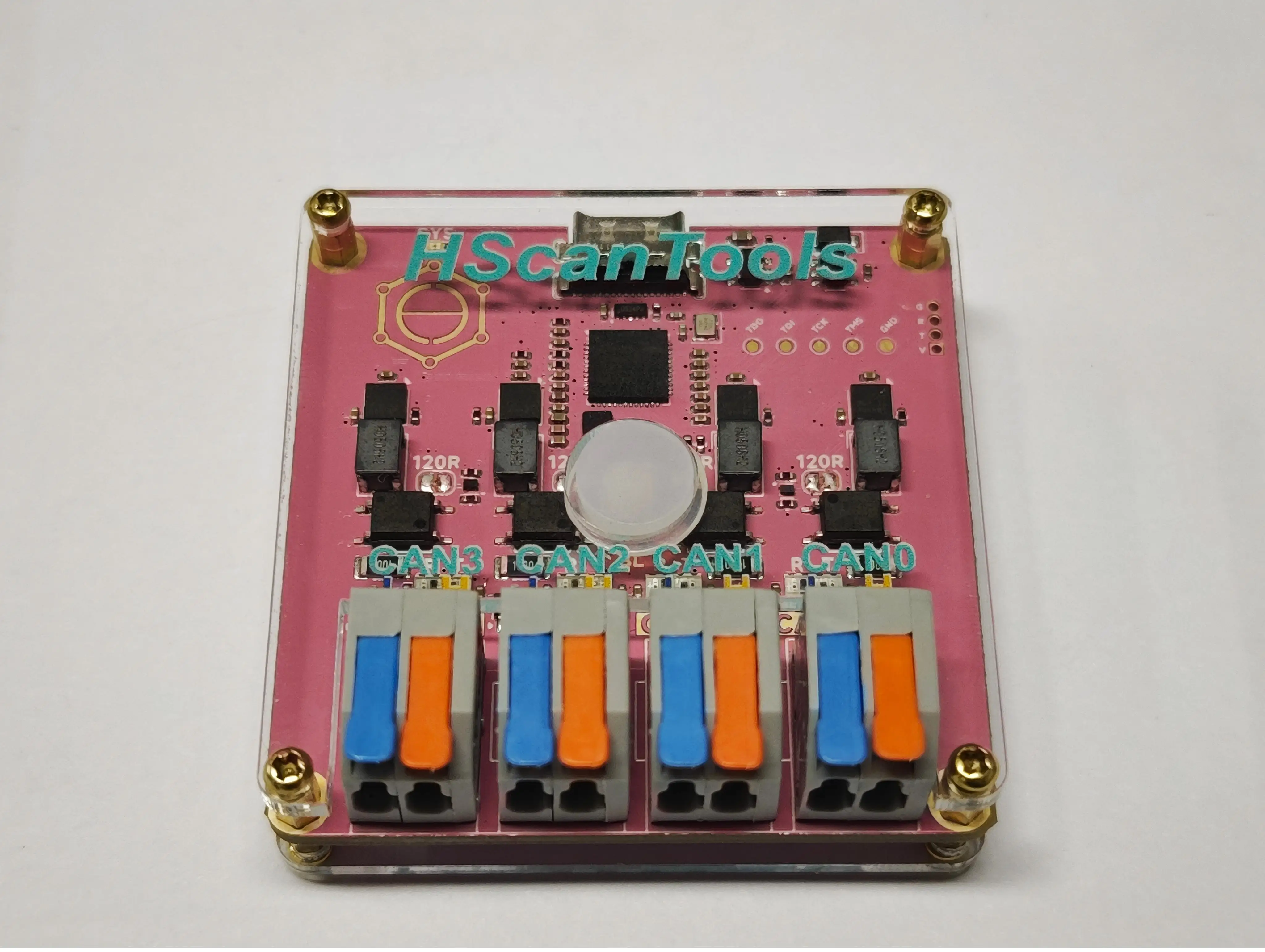 8Mbps HSCanT   High Speed USB to 4-Channel CAN FD Tool HPM5321 Support for SLCAN and GS USB Protocols