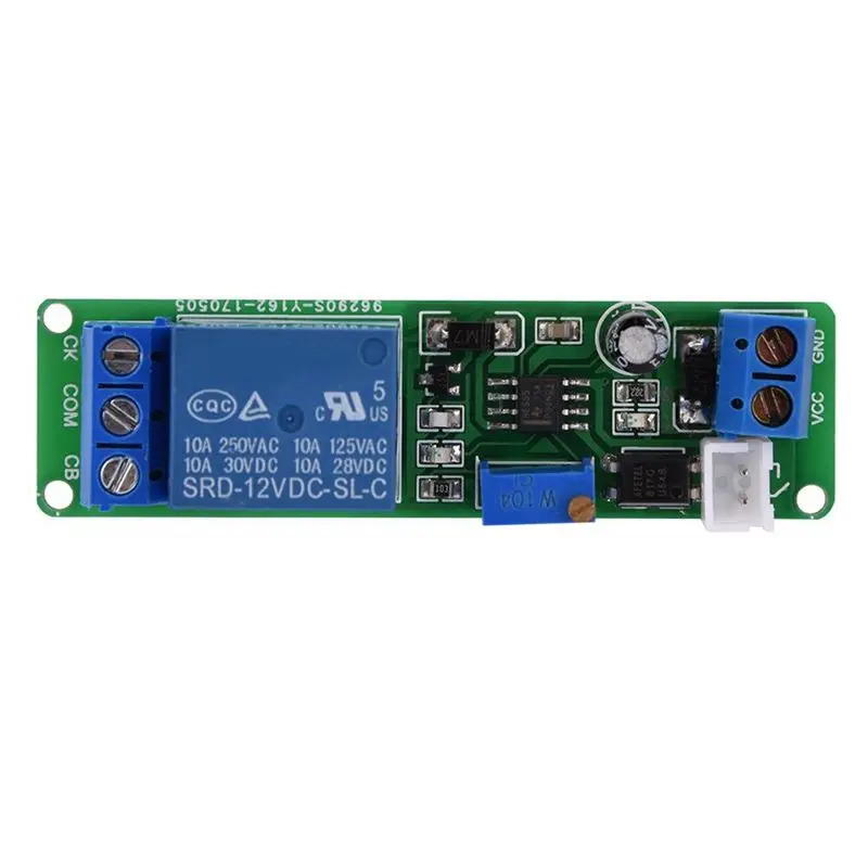 DC 12V Adjustable Timer Delay Turn OFF Module Timing Relay Time Switch 1-10Sec Delay Off Switch Module