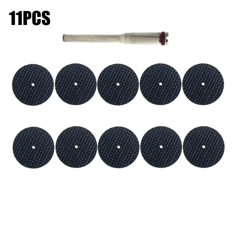 11pcs Dremel Accessories 32mm Cutting Discs Resin Fiber Cut Off Wheel Discs for Rotary Tools Grinding Abrasive Tools