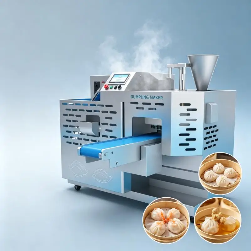 Commercial Automatic Dumpling Forming Machine Dough Wrapping Filling Equipment for Restaurant Catering Production