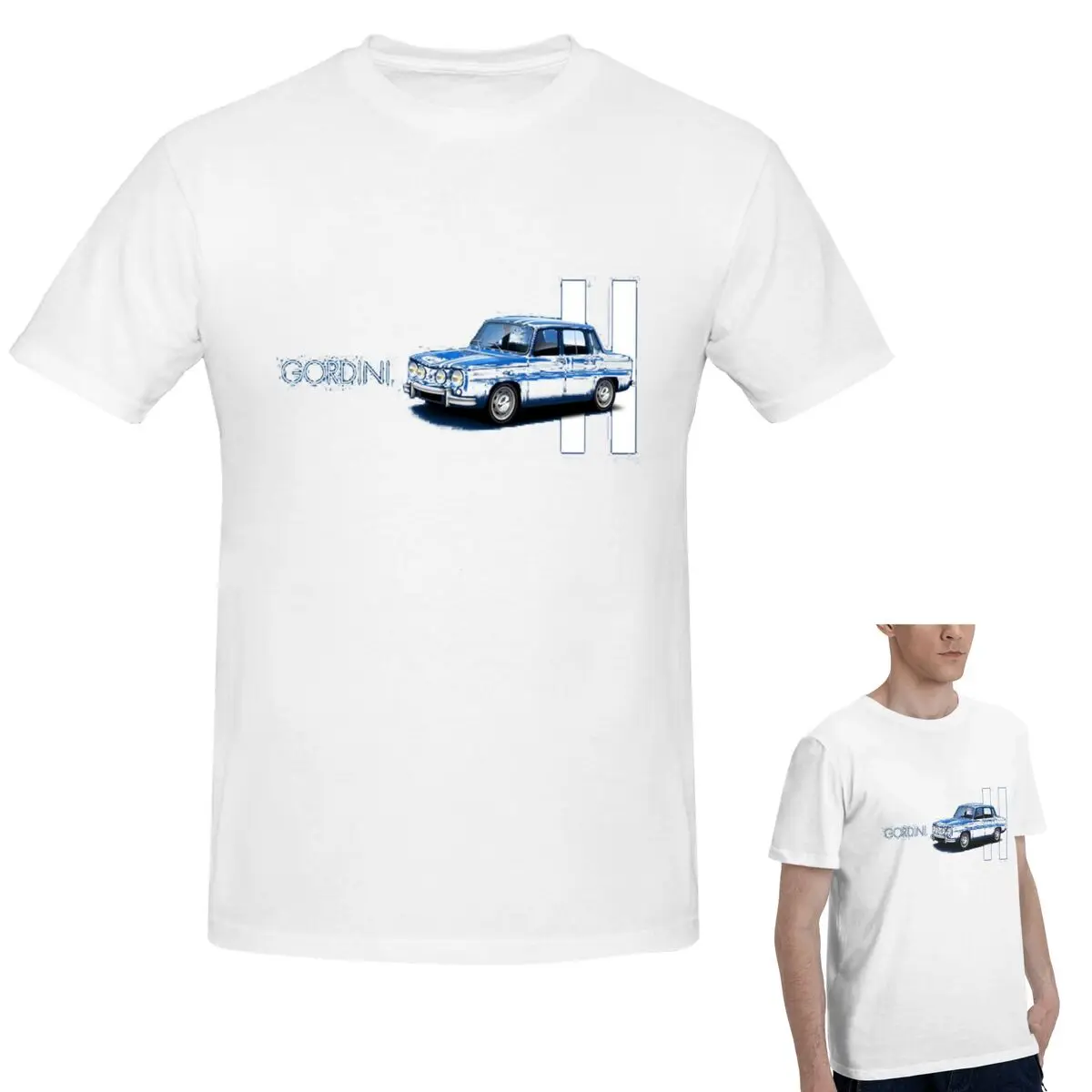 

Футболка премиум-класса из 100% хлопка Car R8 Gordini, мужская модная футболка большого размера, мужские летние рубашки с круглым вырезом, топы, S-6XL