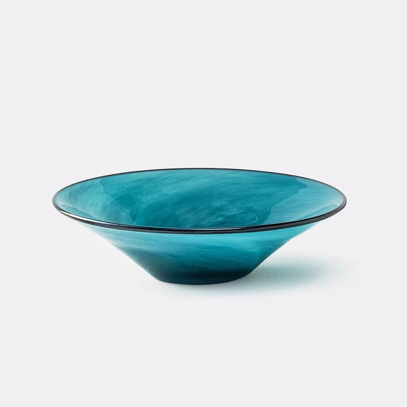 

Коллекция стеклянных мисок Artisan Cloud-Textured, сервировочные миски для салата и фруктов в скандинавском стиле, 300 мл, 480 мл, 700 мл, идеально подходят для холодной лапши