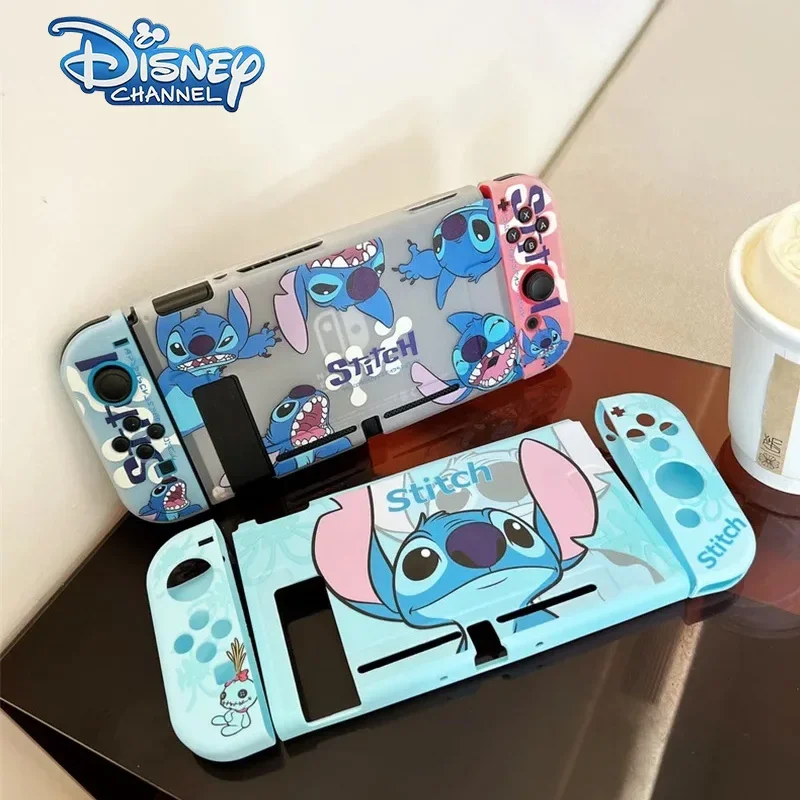 Disney Stitch Soft TPU Skin Protective Case for Nintendo Switch NS Controller Protection Back Housing Shell Cover