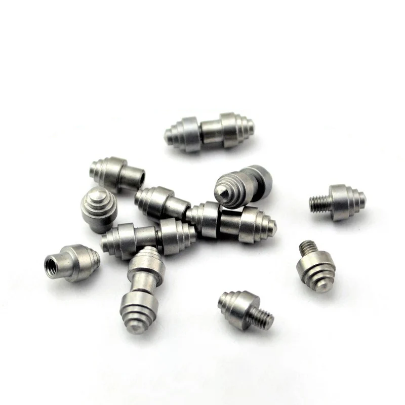 5 Colors CNC Stainless Stee Material Fold Knife M3 Thread Thumb Push Screws Rivet Stud Opening Closing Nail Fits for 4.5MM Hole