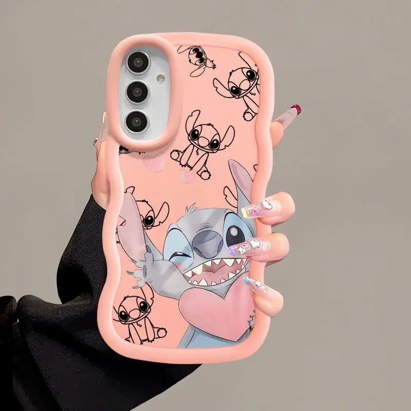 Disney Angle Stitch Phone Case for Samsung Galaxy A20s A30s A50 A50s A02s A03 Core A04e A05s A11 A12 A13 A14 A15 A21s A51 4G 5G