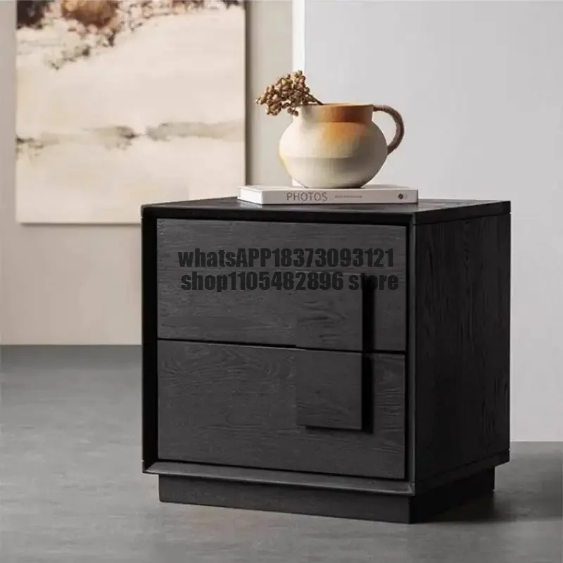 Storage Protect Bedside Table High Hidden Decor Dopamine Lounges Bedside Table Nordic Narrow Black Mesa De Noche Room Furniture