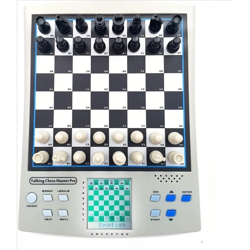 14-in-1 smart chess set: human vs. machine, two-player mode, learn & practice chess