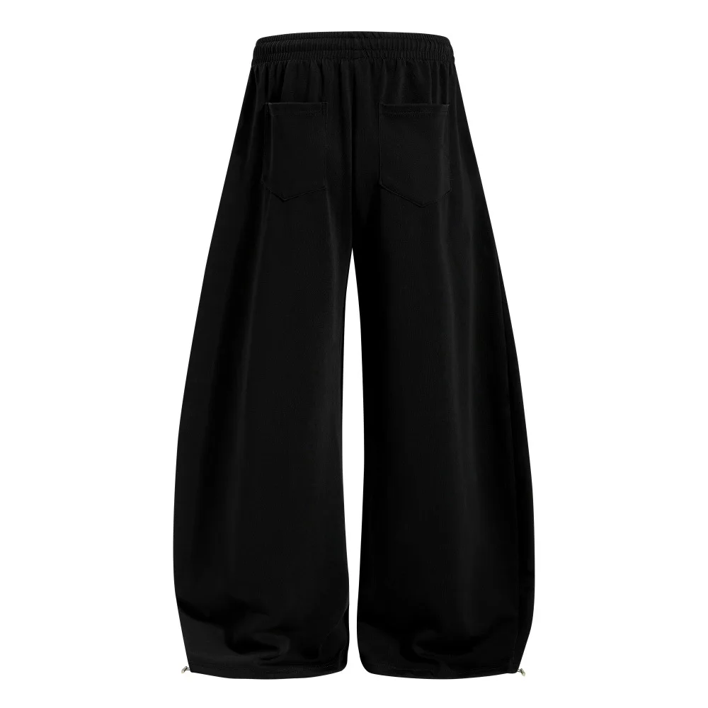 MWJLPWQ Street Style Letter-Printed Wide-Leg Curved Pants For Men Vibe 2026 Autumn Niche Loose Casual Trousers New Chic 15329