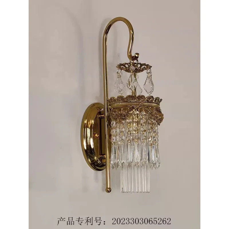 

Small-sized furniture, living room, bedroom luxury European-style bedroom bedside aisle stairs charging wall lamp