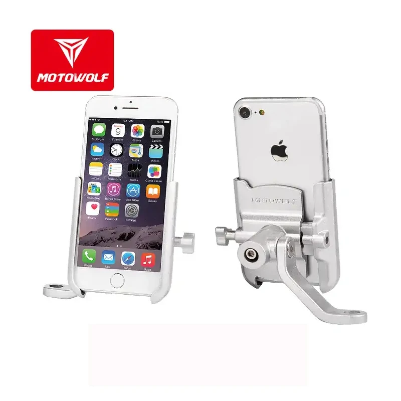 Aluminium Legierung Motorrad Geändert Lenker Telefon Halter Universal Rückspiegel Fahrrad Halter Soporte Celular Moto