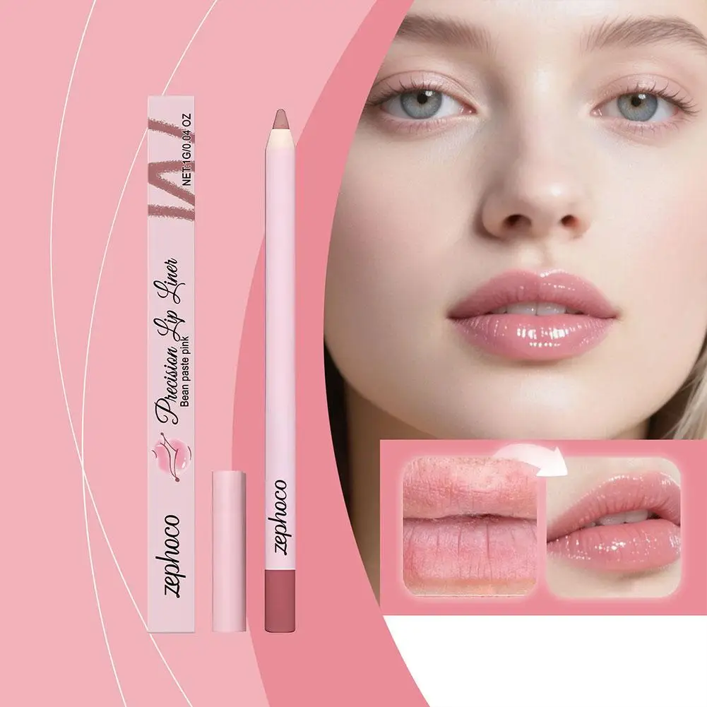 1pcs Long Lasting Lip Liner Pencil Highly Pigmented Lip Contour Plumping Lip Makeup Smudge Proof Daily Lip Cosmetic