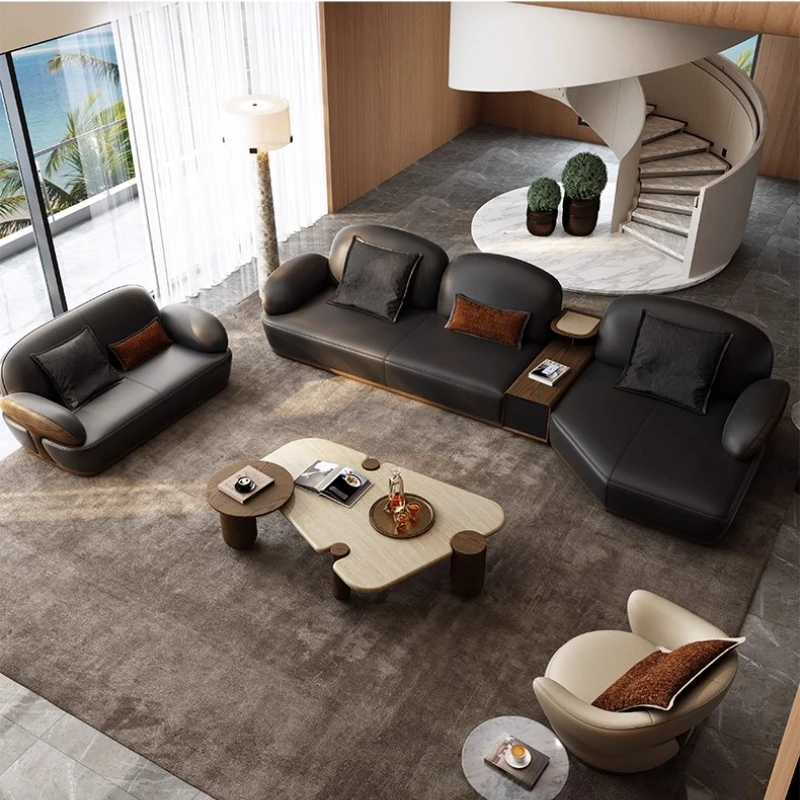 Moderne, einfache Wohnzimmersofas, Raumdekoration, minimalistische Holzsofas, klarer Balkon, platzsparend, Muebles-Möbel im chinesischen Stil