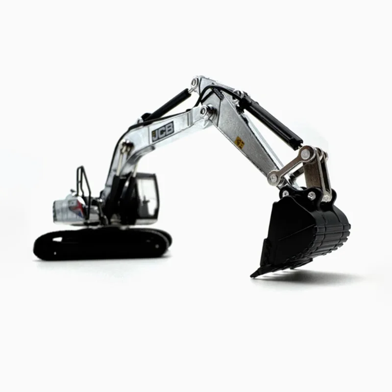 

OXFORD литой под давлением 1:67, экскаватор, посеребренный инженерный грузовик, модель автомобиля из сплава, рождественские подарки, праздничные подарки, игрушки