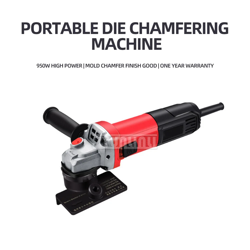 Portable Chamfering Machine High Power 950w 45 Degree Angle Chamfering Machine Beveling Machinetrimming Tools Polisher AX940