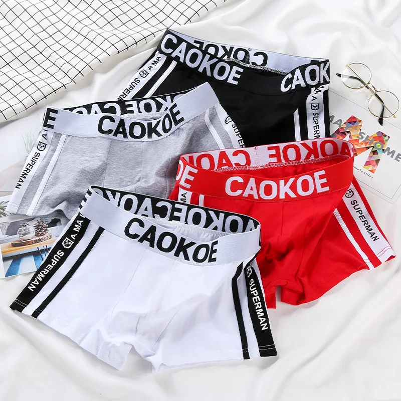 Men Underwear Boxer Elasticity Solid Shorts Brand Shorts Panties Underpants Men Cotton Breathable Shorts Men M-2XL 2023 Fashion