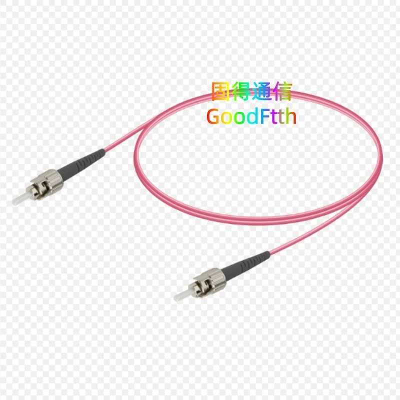 Оптический патч-корд ST-ST OM4 Simplex, кабель 0,9 мм, 10 шт./лот, GoodFtth
