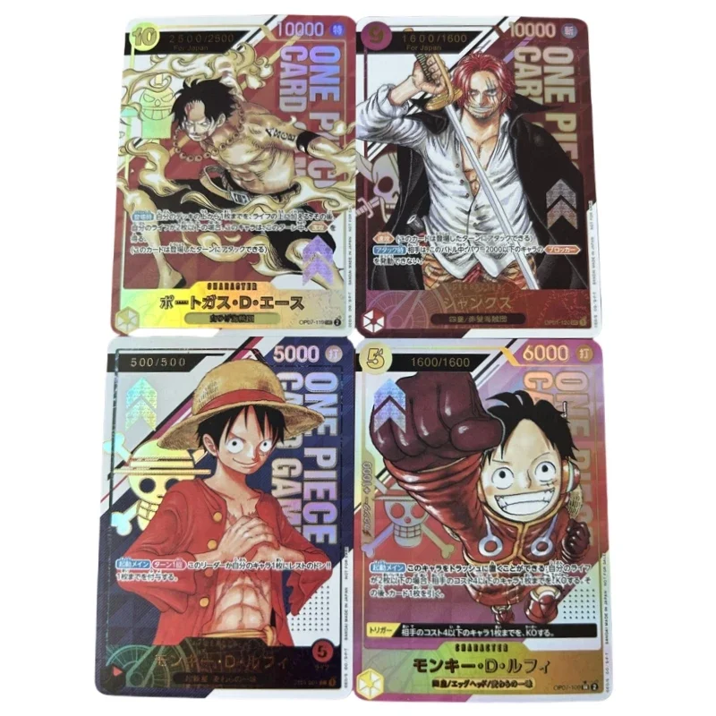 

ONE PIECE Luffy Roronoa Zoro Sanji Animation Characters Self Made Refraction Flash Card Anime Classics Game Collection Cards Toy