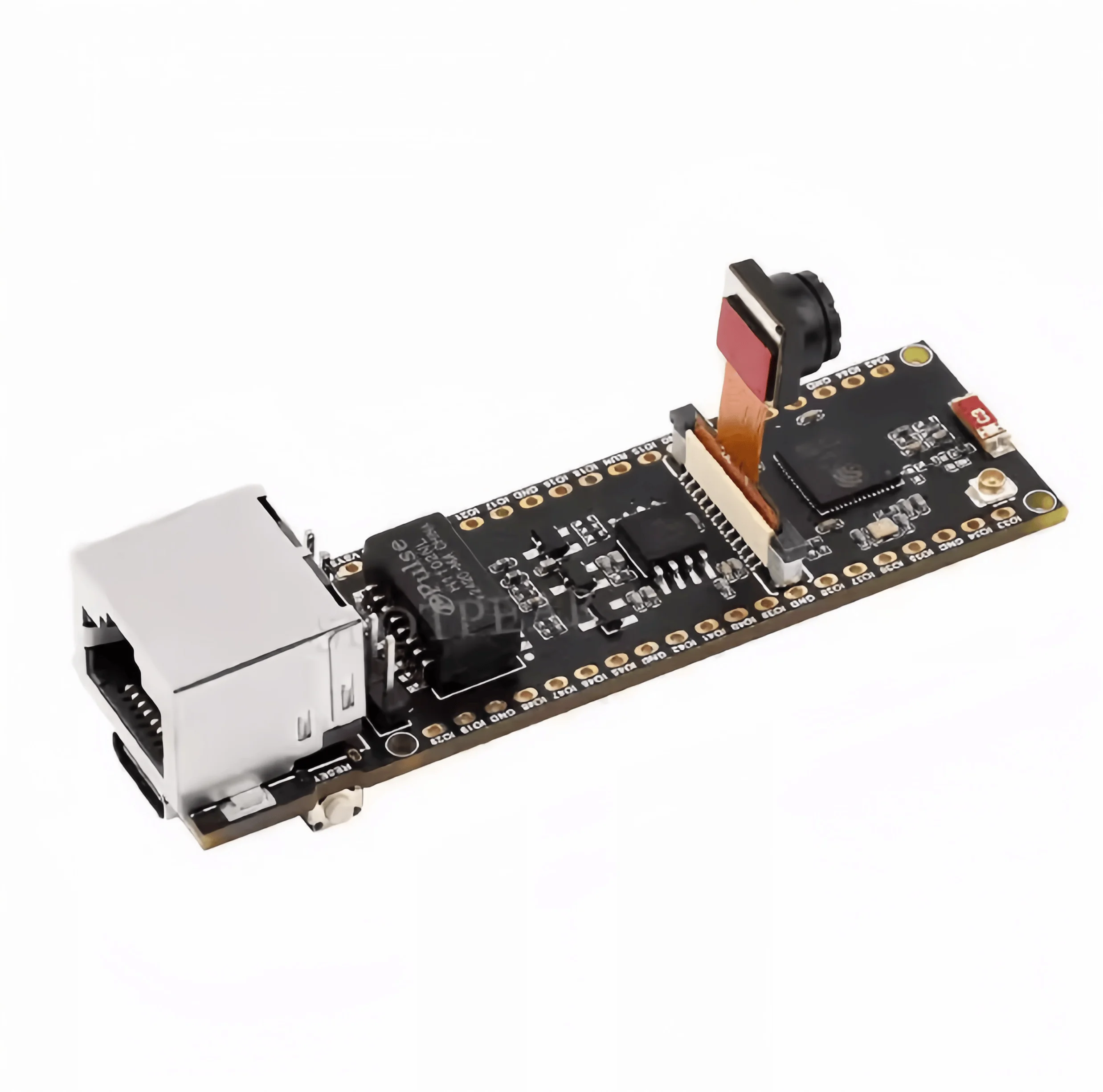 ESP32-S3 Плата разработки сетевого порта ETH Cam PoE SD-камера, совместимая с размерами Raspberry Pi Pico