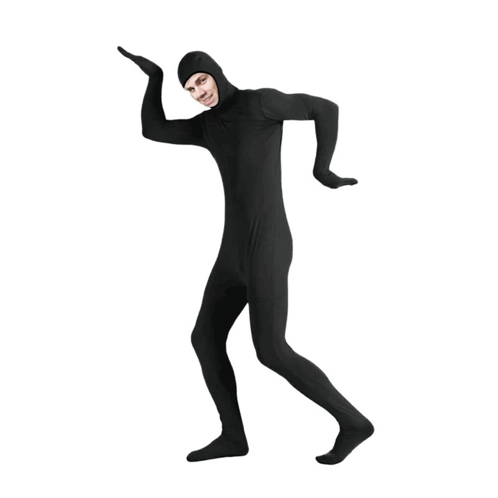 Erwachsene Ganzkörper Zentai Anzug Kostüm für Halloween Männer zweite Haut enge Anzüge Spandex Nylon Bodysuit Cosplay Kostüme Bühnenshow