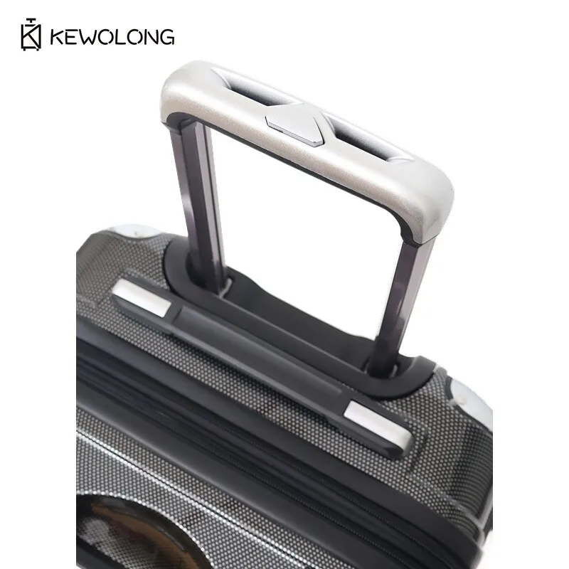 Bagaglio a mano moderno per PC da 20 e 24 pollici per viaggi d'affari - Valigia leggera dal design elegante con cerniera e ruote girevoli,