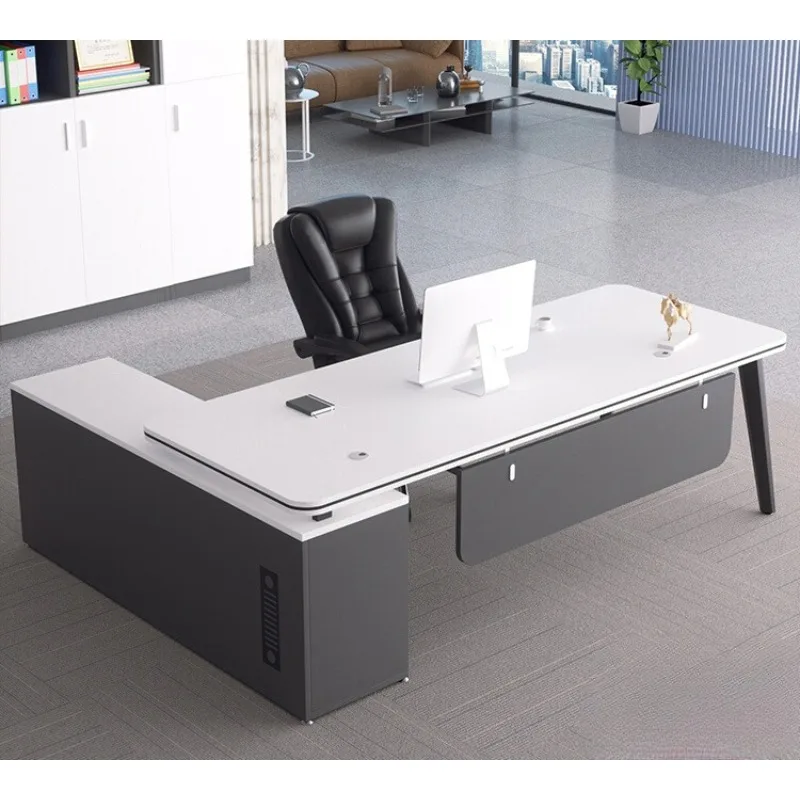 

Boss desk office president manager desk office furniture combination set