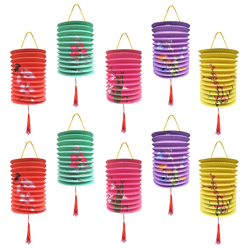 

10 Pcs Decor Chinese Hanging Party Supplies Festival Child Decorative