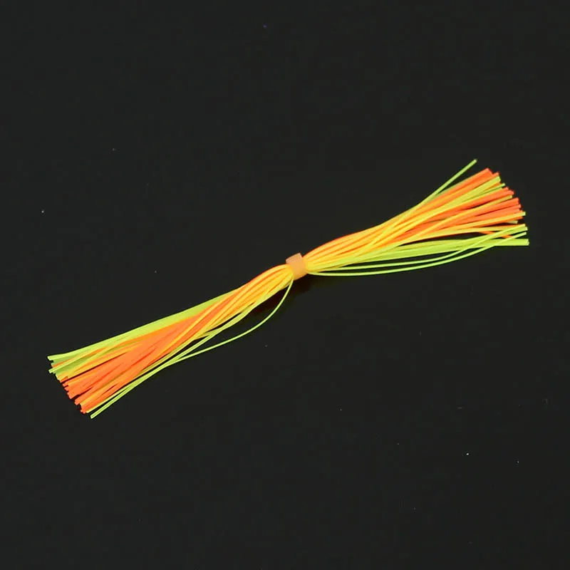 6pcs Fishing Gear Silicone Thread Silicone Skirts,Bio-Mimetic Waterweed Whiskered Lures Silicone Thread Fishing Accessories - view 5