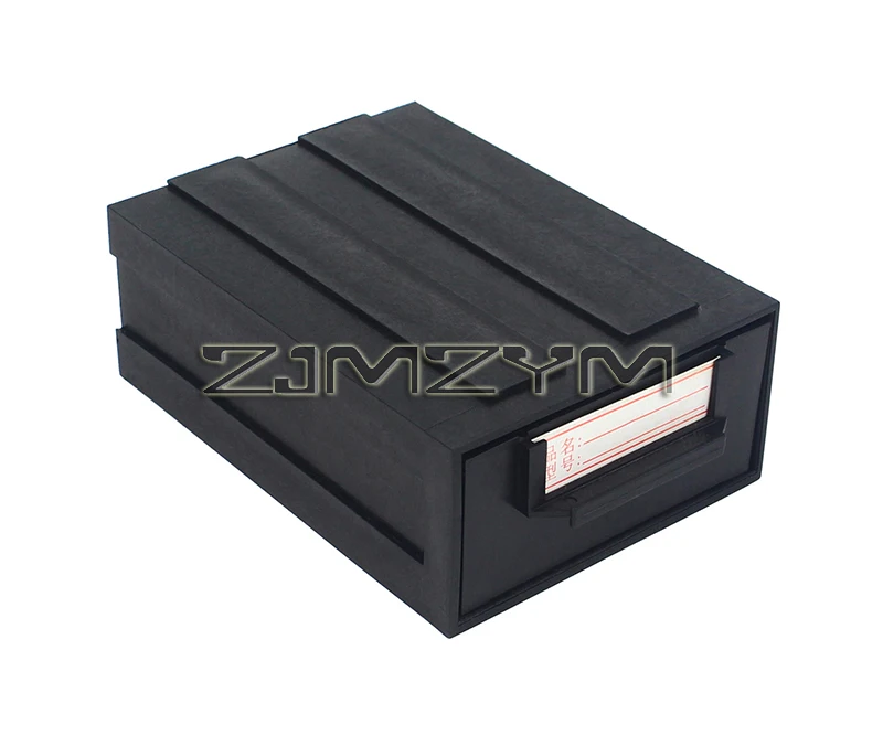 Pcb Rack Storage Anti-static Black Plastic Antistatic L-shape Tray Stackable Holder Electronic Components Storage Stand
