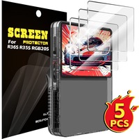 5/1pcs Tempered Glass Screen Protector for R36S Handheld Game Console HD Glass Protection for R36S R35S RGB20S Anti-Scratch Film