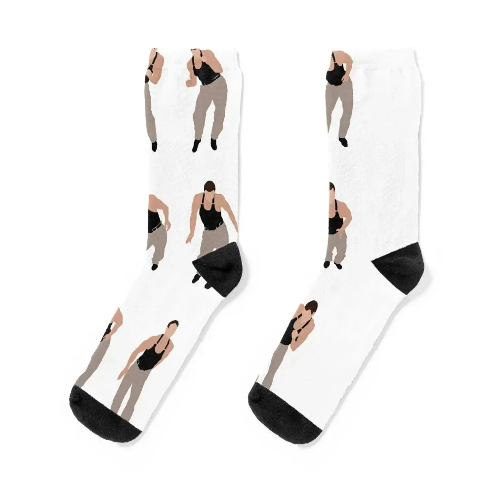 فان دام الرقص الآمن - JCVD 1989 جوارب قصيرة هدية الكريسماس الرجبي مصمم العلامة التجارية الرجال الجوارب الفاخرة العلامة التجارية النسائية