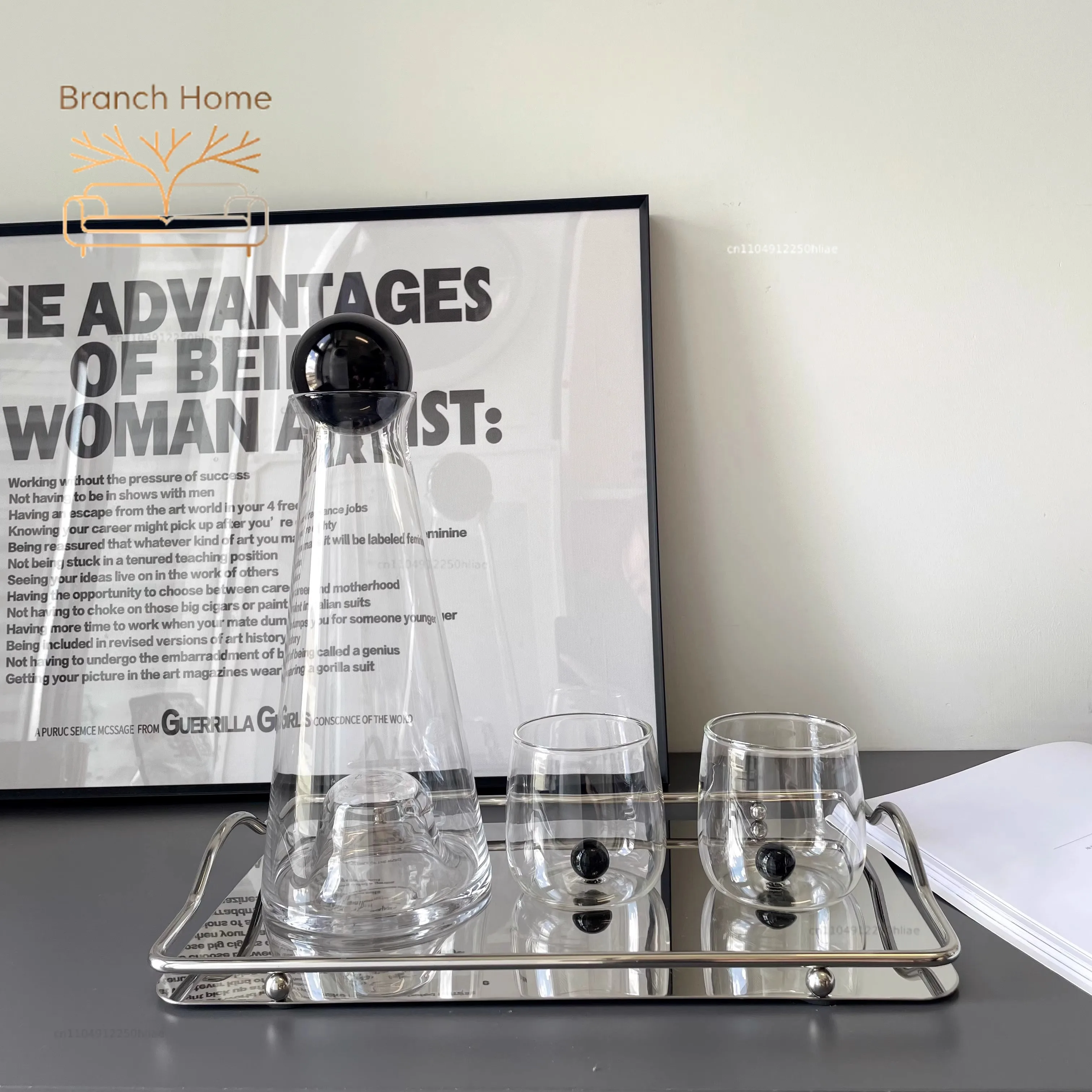 Modern Simplicity Artistic Photography Props Jewelry Display Plate Living Room Desktop Decoration Coffee Shop Mug Storage Tray