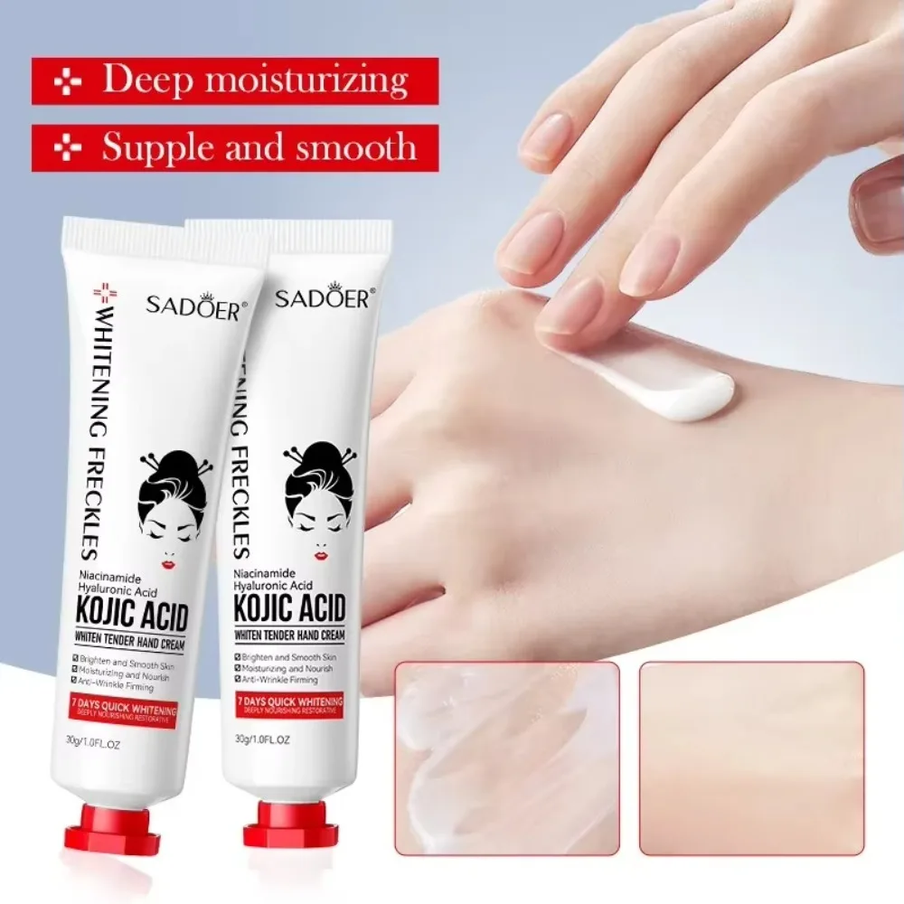 Wrinkle Removal Kojic Acid Whiten Tenderhand Cream Anti-crack Hydrating Kojic Acid Fade Dull Hand Cream Fade Fine Lines