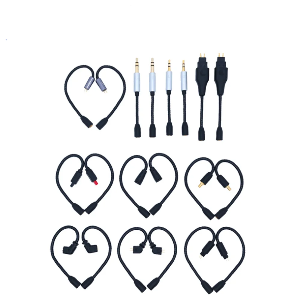 FENGRU MMCX ถึง3.5มม.2.5มม.HD650 HIFIMAN 2Pin 0.78มม.IE80 IM A2DC QDC TFZ Mini ปลั๊กหูฟังสายแปลงอะแดปเตอร์