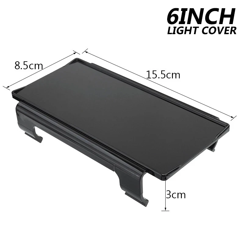 غطاء عدسة أسود واقٍ مقاس 20 بوصة لشاحنة الضوء LED للطرق الوعرة 4WD SUV ATV-A97E #5