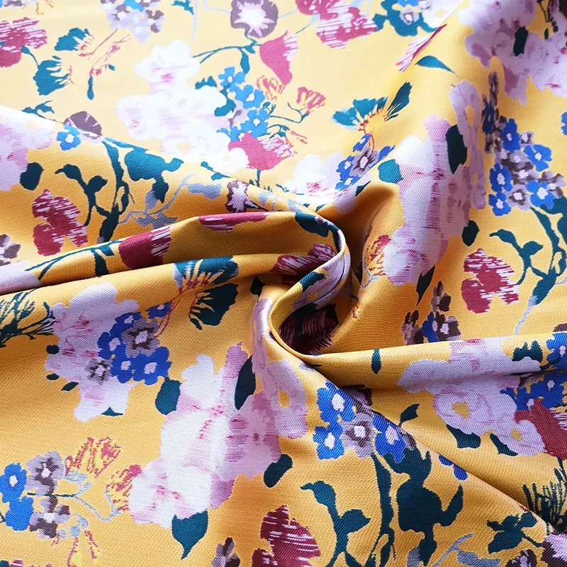 

Жаккардовая парчовая ткань, весенне-осеннее платье, плащ, хлопковая куртка, европейский бренд, сделай сам, шитье, окрашенная в пряже ткань на метр