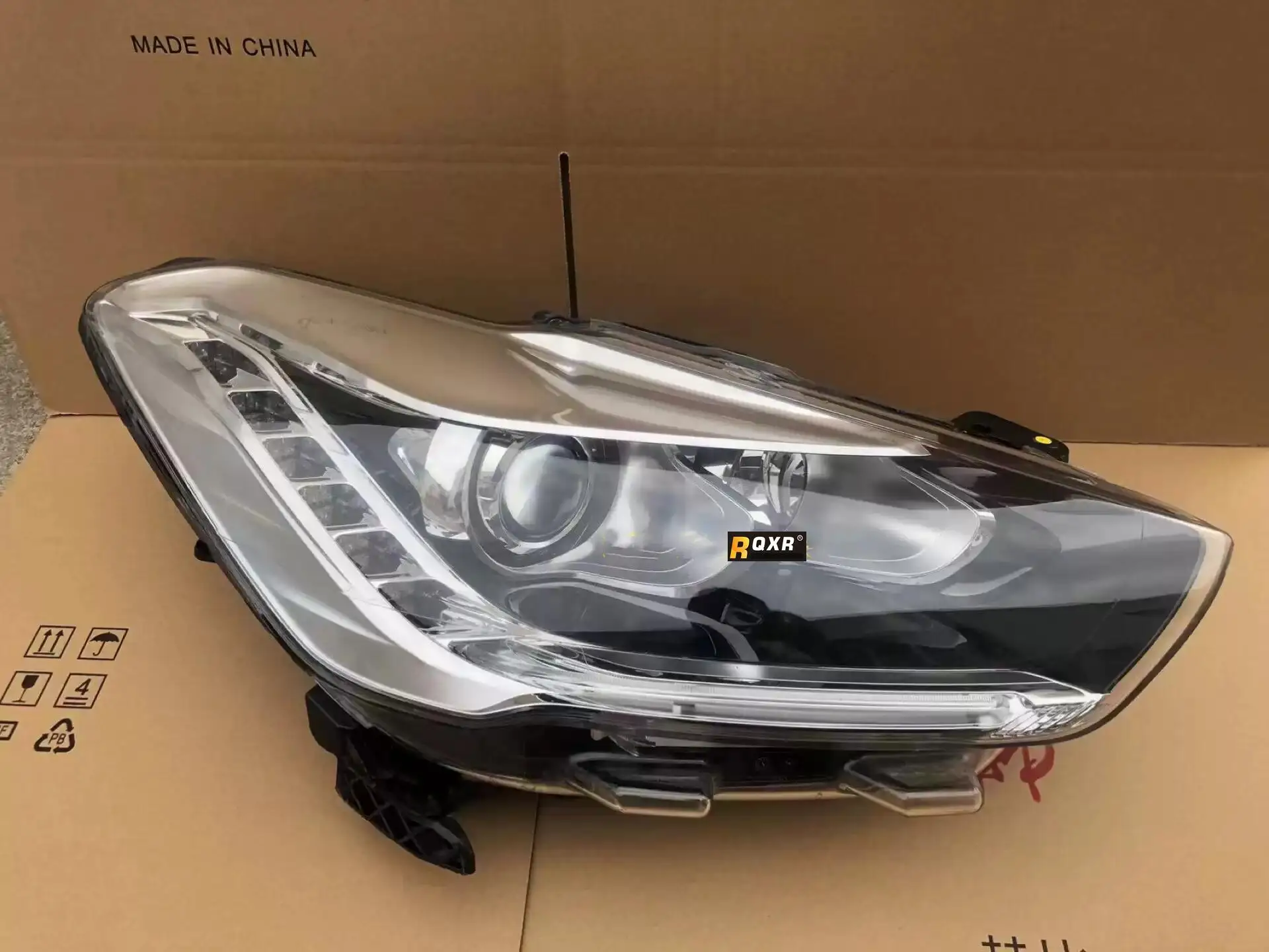 Farol do carro meio conjunto para citroen ds5 2013 cabeça lâmpada led luz de circulação diurna drl