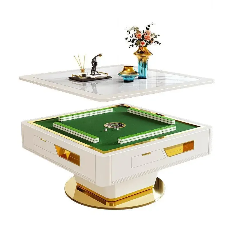 

Luxury Mahjong Table Automatic Household Mahjong Machine Stone Plate Electric Special Table for Playing Cards Coffee Table