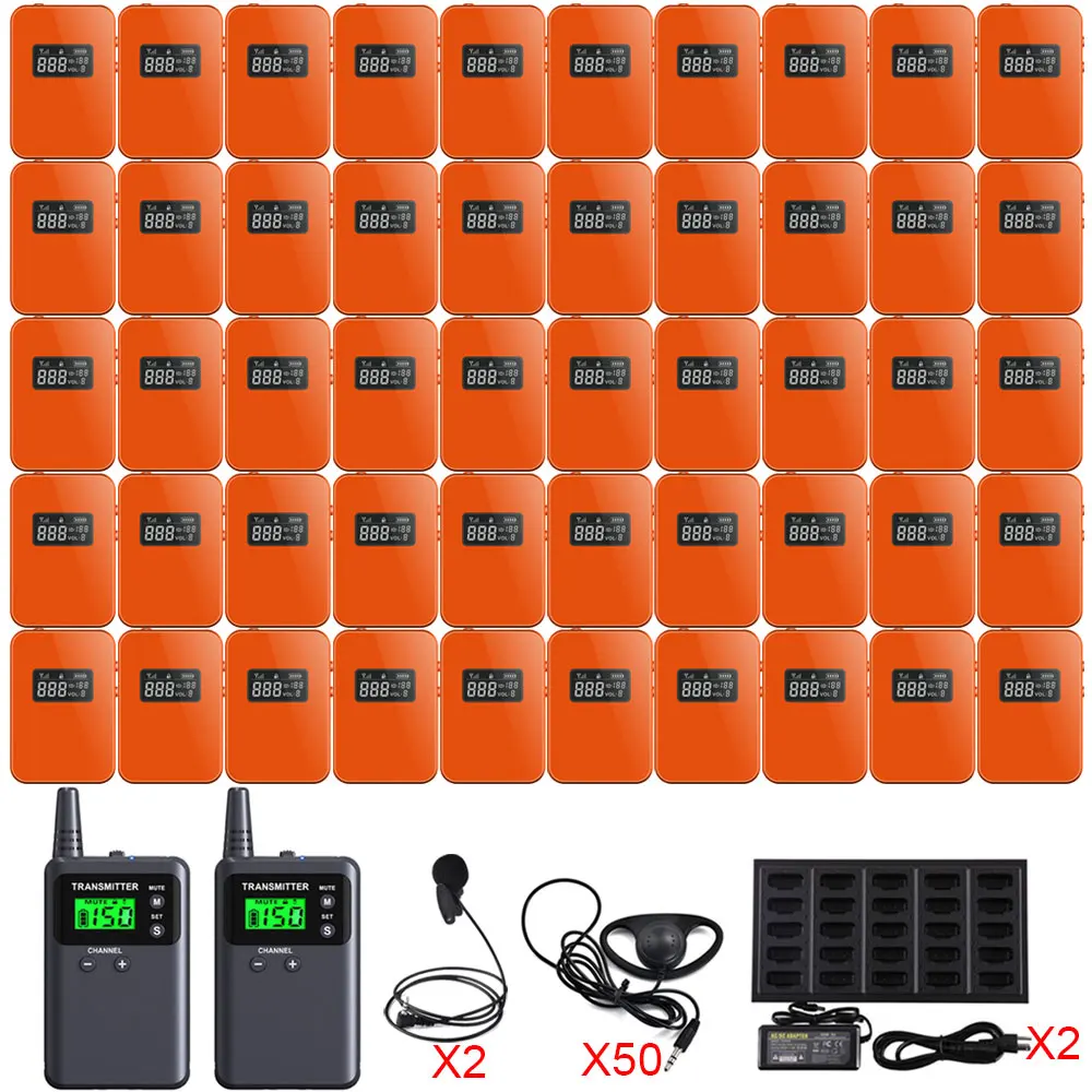 Wireless Tour Guide System Whisper Talk Simultaneous Interpretation System For Tourism Group Service Meeting Training Exhibition