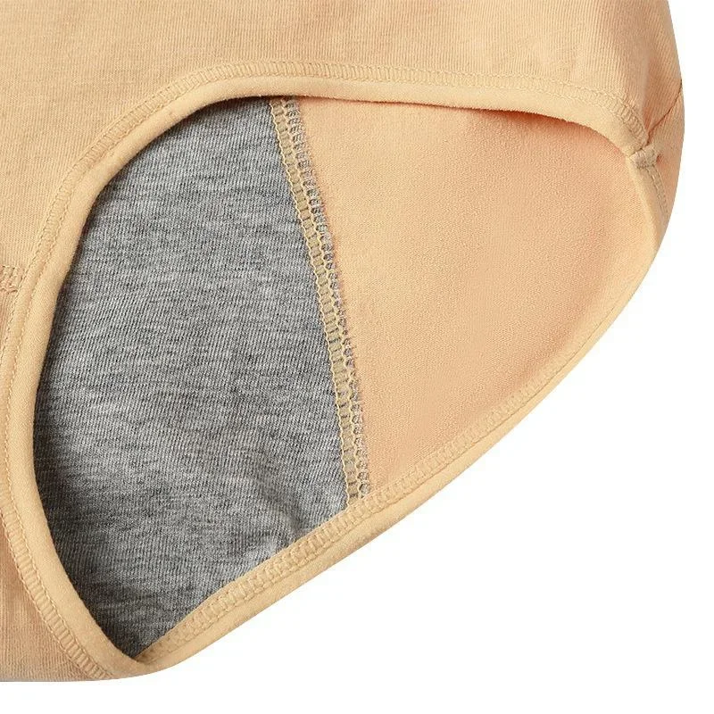 Ropa interior femenina para mujer, pantalones fisiológicos a prueba de fugas, bragas de período Menstrual, para la salud calzoncillos de algodón sin