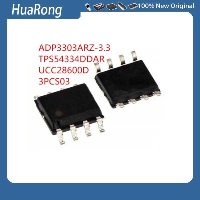 5PCS/LOT       ADP3303ARZ-3.3    ADP3303A3.3     ADP3303        TPS54334DDAR    54334     28600D UCC28600D      3PCS03      SOP8
