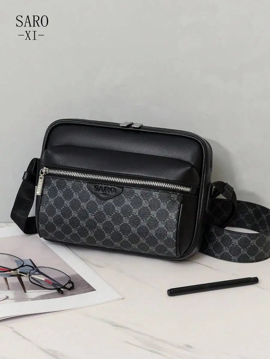 

Men's Multi-Functional Crossbody Sling Bag: Large Capacity, Casual & Outdoor Use. Ideal Gift for Travel & Daily Commute.
