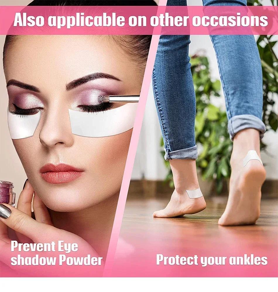 110 Stück/Rolle Augenpflaster Schaumstoff-Augenpads Selbstklebende Wimpernverlängerungs-Sticker Augenpad Make-up Zubehör – Detail 7