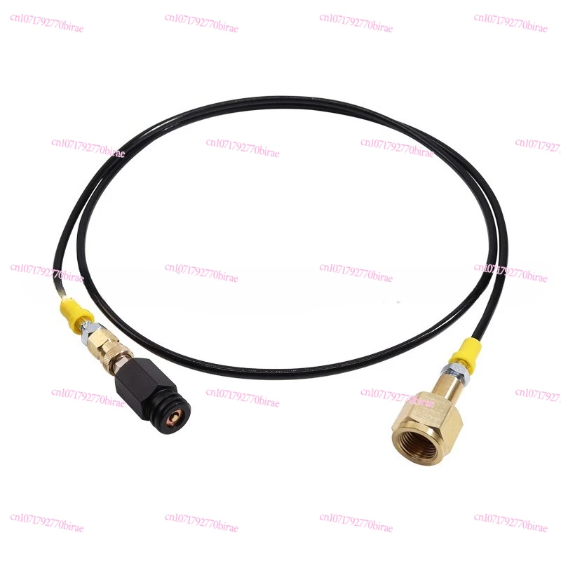 

Upgraded Version with Filter 1.5 Meters Black High Pressure Inflation Pipe Inflation Joint CGA320 Connector Inflation Pipe